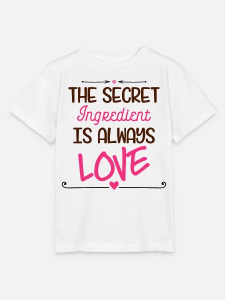 Geheime Zutat Liebe - Stanley/Stella Kinder T-Shirt MINI CREATOR - Weiß