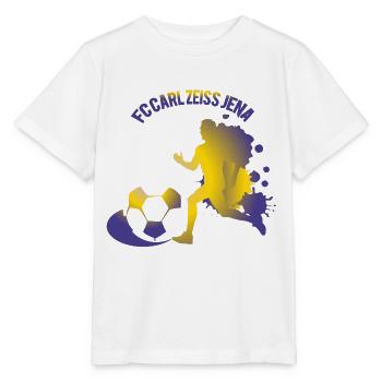 FC Carl Zeiss Jena - T-shirt bio MINI CREATOR Stanley/Stella Enfant - blanc - Devant - Maike (125cm)