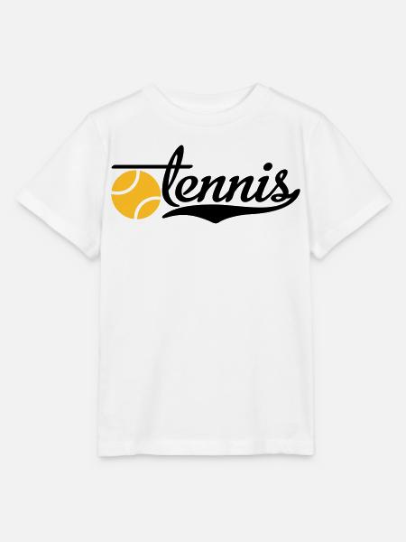 tennis - T-shirt bio MINI CREATOR Stanley/Stella Enfant - blanc