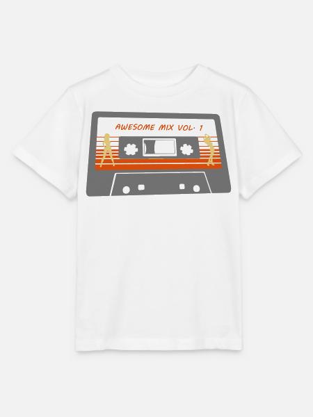 Awesome Mix Vol. 1 - Stanley/Stella Kinder T-Shirt MINI CREATOR - Weiß