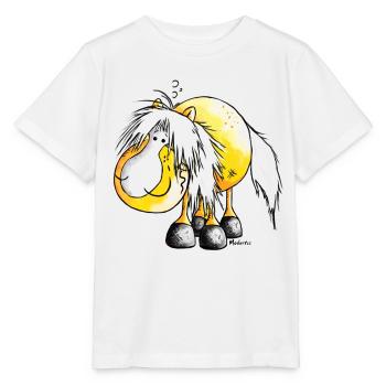 Haflinger - Avelignese - Cheval - T-shirt bio MINI CREATOR Stanley/Stella Enfant - blanc - Devant - Maike (125cm)