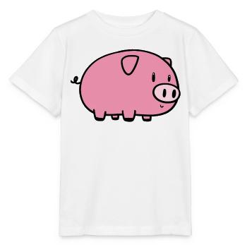 Little pig - Stanley/Stella MINI CREATOR Kids’ T-Shirt - white - Front - Maike (125cm)