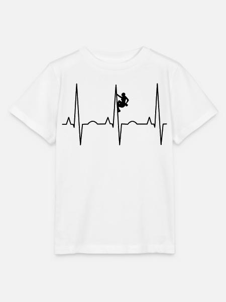 Klettern Bergsteiger - Stanley/Stella Kinder T-Shirt MINI CREATOR - Weiß