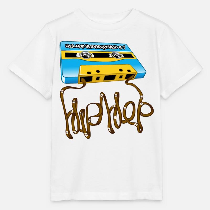 Cassette hip-hop underground - Stanley/Stella Kinder T-Shirt MINI CREATOR  - Weiß