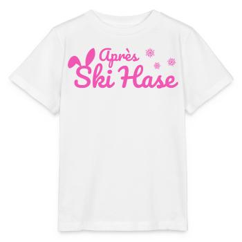 Apres Ski Rabbit Ski Après Ski Party Snow pink - Stanley/Stella MINI CREATOR Kids’ T-Shirt - white - Front - Maike (125cm)