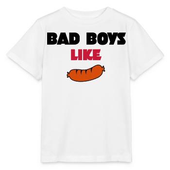 saucisse - T-shirt bio MINI CREATOR Stanley/Stella Enfant - blanc - Devant - Maike (125cm)