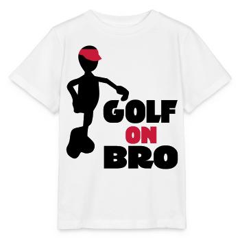 golf - Stanley/Stella Kinder T-Shirt MINI CREATOR  - Weiß - Vorne - Maike (125cm)