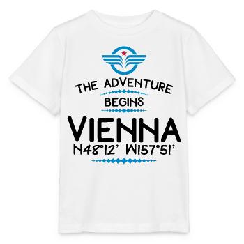 Wien - Stanley/Stella Kinder T-Shirt MINI CREATOR  - Weiß - Vorne - Maike (125cm)