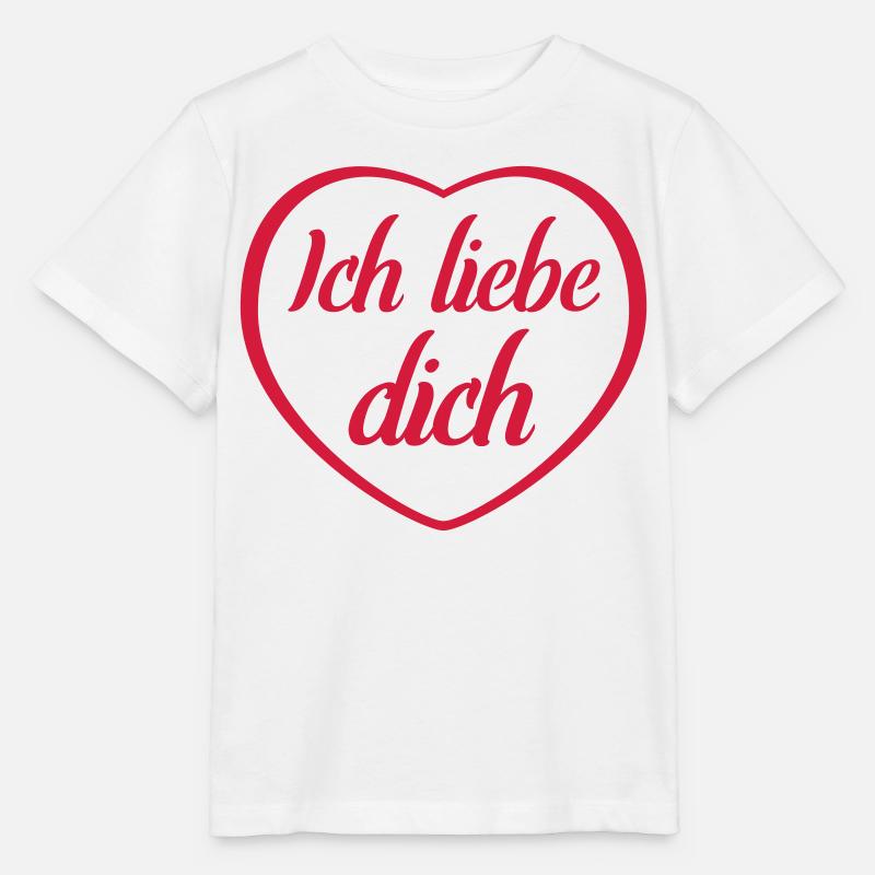 Ich Liebe Dich - Stanley/Stella Kinder T-Shirt MINI CREATOR  - Weiß