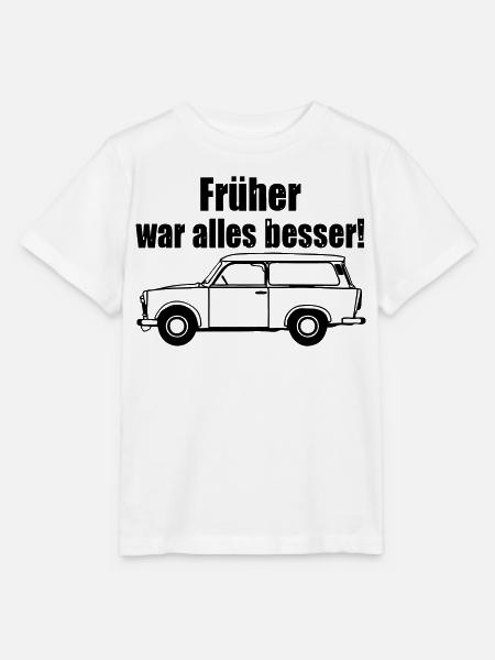  , Trabi , DDR Kult , früher besser (25) - Stanley/Stella Kinder T-Shirt MINI CREATOR  - Weiß