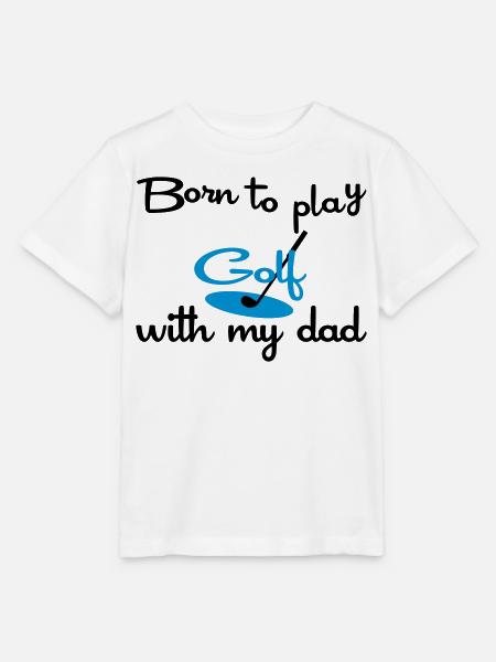 golf - Stanley/Stella MINI CREATOR Kids’ T-Shirt - white