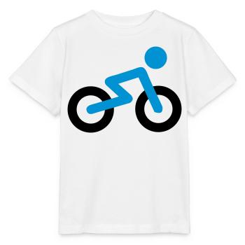 Bicyclette - T-shirt bio MINI CREATOR Stanley/Stella Enfant - blanc - Devant - Maike (125cm)