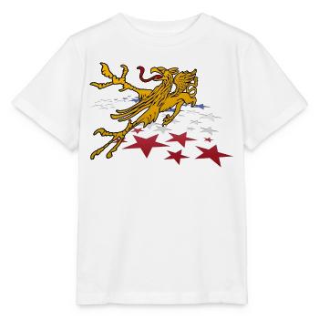 Rostocker Greif 3D - Stanley/Stella Kinder T-Shirt MINI CREATOR  - Weiß - Vorne - Maike (125cm)