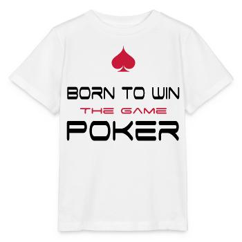 poker - Stanley/Stella Kinder T-Shirt MINI CREATOR  - Weiß - Vorne - Maike (125cm)