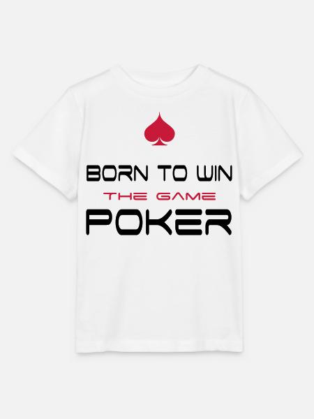 poker - Stanley/Stella Kinder T-Shirt MINI CREATOR - Weiß