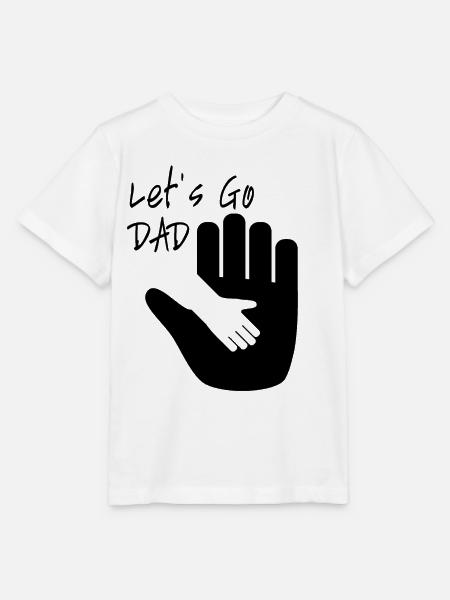 Gehen wir DAD - Stanley/Stella Kinder T-Shirt MINI CREATOR  - Weiß