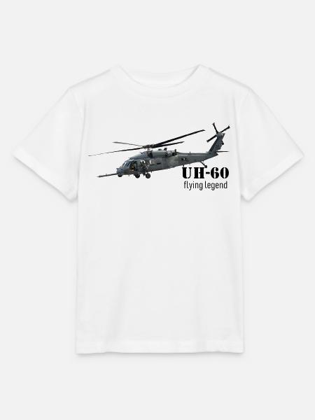 Helikopter - Stanley/Stella Kinder T-Shirt MINI CREATOR - Weiß