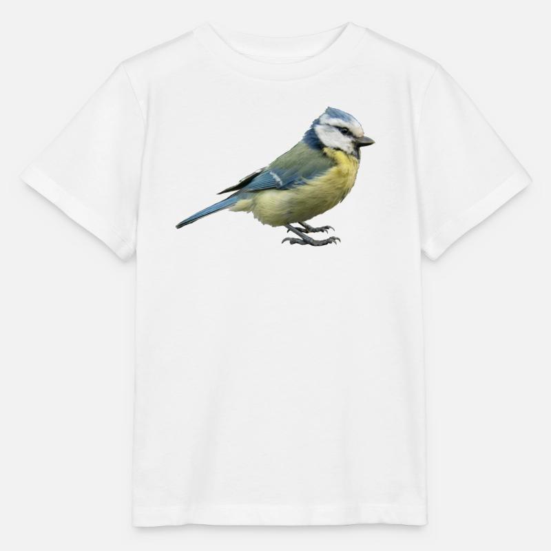 Vogel Blaumeise - Stanley/Stella Kinder T-Shirt MINI CREATOR  - Weiß