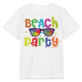 Beach Party - Stanley/Stella MINI CREATOR Kids’ T-Shirt - white - Front - Maike (125cm)