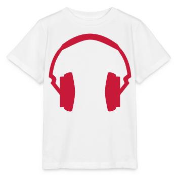Kopfhörer - Stanley/Stella Kinder T-Shirt MINI CREATOR  - Weiß - Vorne - Maike (125cm)