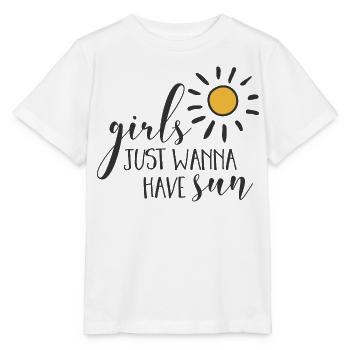 Girl Power Design Inspiring Sun - Stanley/Stella MINI CREATOR Kids’ T-Shirt - white - Front - Maike (125cm)