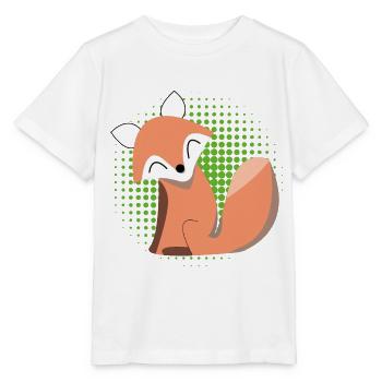Süßer Fuchs – Geschenk für Kinder im Kawaii Stil - Stanley/Stella Kinder T-Shirt MINI CREATOR  - Weiß - Vorne - Maike (125cm)