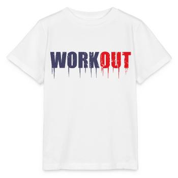 Work Out - Stanley/Stella Kinder T-Shirt MINI CREATOR  - Weiß - Vorne - Maike (125cm)