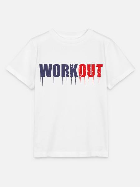 Work Out - Stanley/Stella Kinder T-Shirt MINI CREATOR  - Weiß