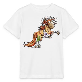 Wild Horse - Stanley/Stella MINI CREATOR Kids’ T-Shirt - white - Front - Maike (125cm)