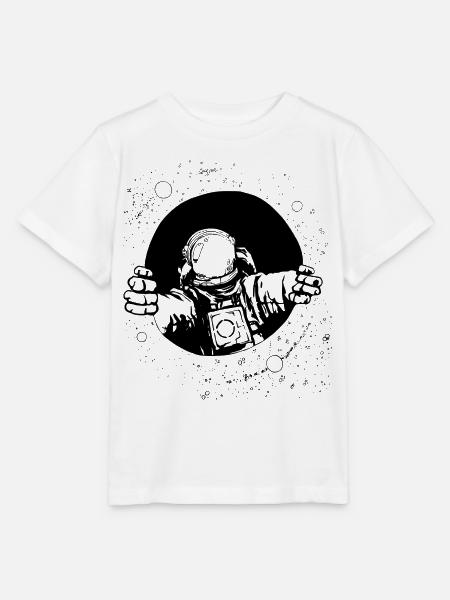Astronaut - Stanley/Stella Kinder T-Shirt MINI CREATOR  - Weiß