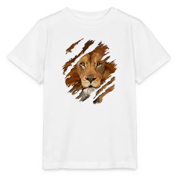 Löwe - Stanley/Stella Kinder T-Shirt MINI CREATOR  - Weiß - Vorne - Maike (125cm)