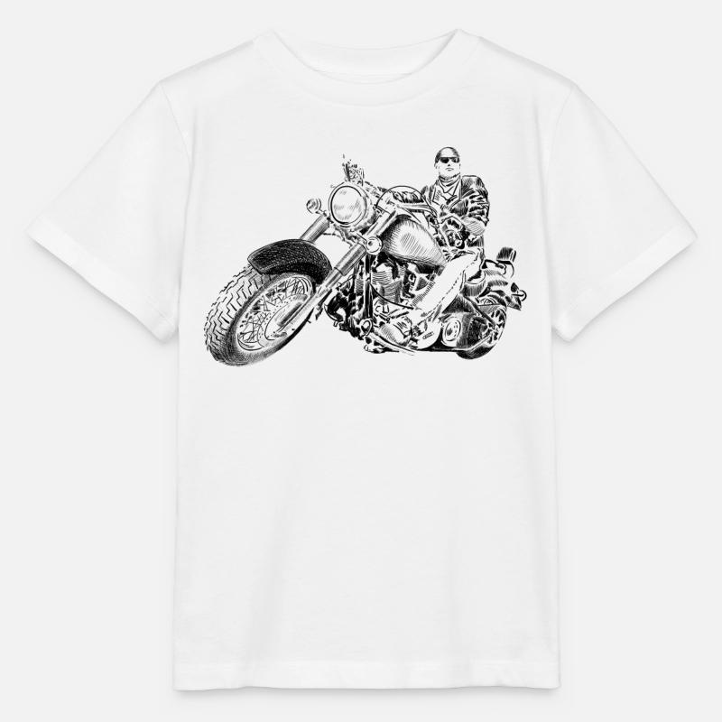 chopper - Stanley/Stella Kinder T-Shirt MINI CREATOR  - Weiß