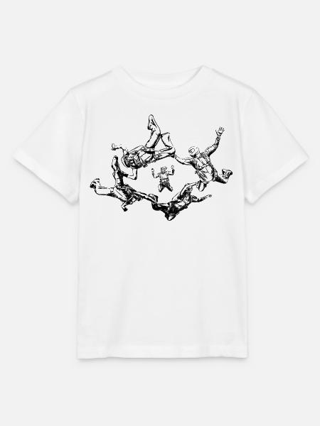 skydivers - Stanley/Stella Kinder T-Shirt MINI CREATOR  - Weiß
