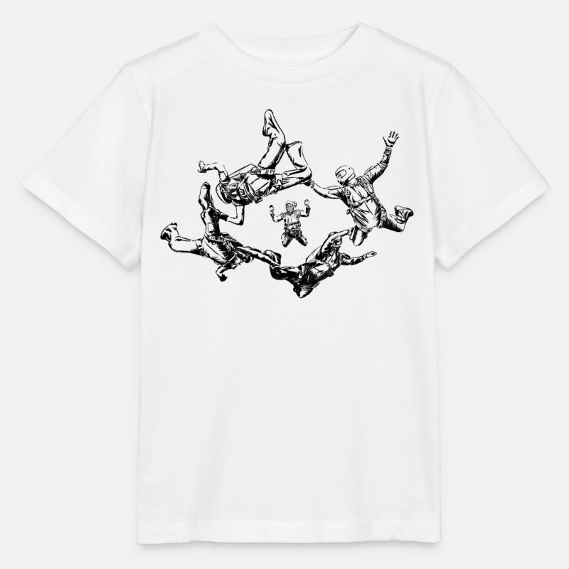 skydivers - T-shirt bio MINI CREATOR Stanley/Stella Enfant - blanc
