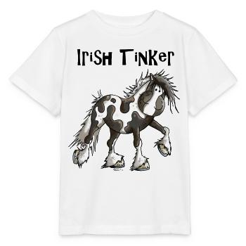 Tracy the Irish Tinker - Stanley/Stella MINI CREATOR Kids’ T-Shirt - white - Front - Maike (125cm)