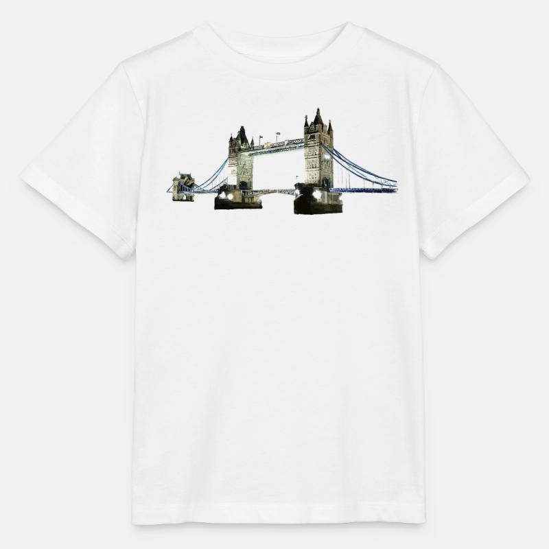 Tower Bridge - T-shirt bio MINI CREATOR Stanley/Stella Enfant - blanc
