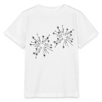 Feux d’artifice - T-shirt bio MINI CREATOR Stanley/Stella Enfant - blanc - Devant - Maike (125cm)