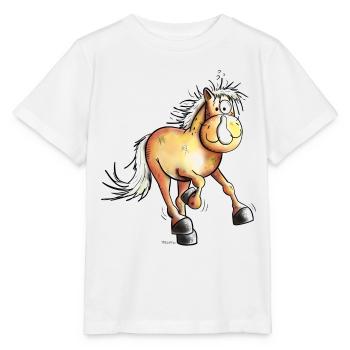 Courir Haflinger - T-shirt bio MINI CREATOR Stanley/Stella Enfant - blanc - Devant - Maike (125cm)