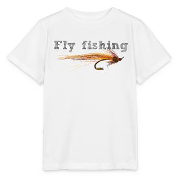 fly fishing hook - T-shirt bio MINI CREATOR Stanley/Stella Enfant - blanc - Devant - Maike (125cm)