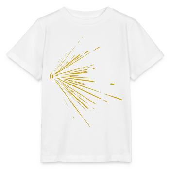 Sonnenstrahlen Explosion - Stanley/Stella Kinder T-Shirt MINI CREATOR  - Weiß - Vorne - Maike (125cm)