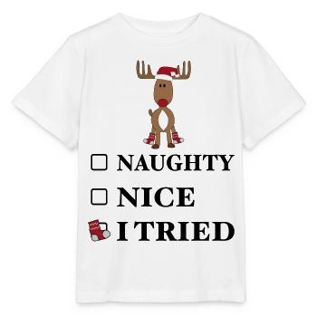 Weihnachten - Stanley/Stella Kinder T-Shirt MINI CREATOR  - Weiß - Vorne - Maike (125cm)