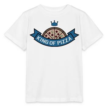 Pizza - Stanley/Stella Kinder T-Shirt MINI CREATOR  - Weiß - Vorne - Maike (125cm)