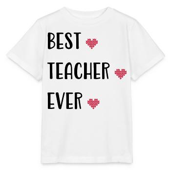 Lehrer - Stanley/Stella Kinder T-Shirt MINI CREATOR  - Weiß - Vorne - Maike (125cm)