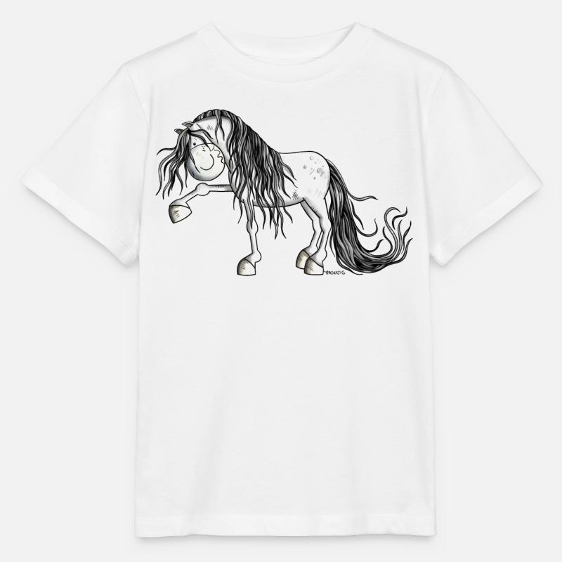 Lustiger Andalusier - Stanley/Stella Kinder T-Shirt MINI CREATOR  - Weiß