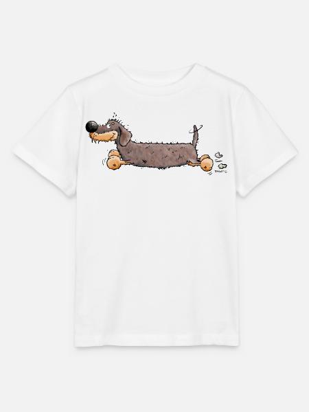 Flotter Dackel - Stanley/Stella Kinder T-Shirt MINI CREATOR - Weiß