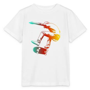 Astuces de patinage - T-shirt bio MINI CREATOR Stanley/Stella Enfant - blanc - Devant - Maike (125cm)