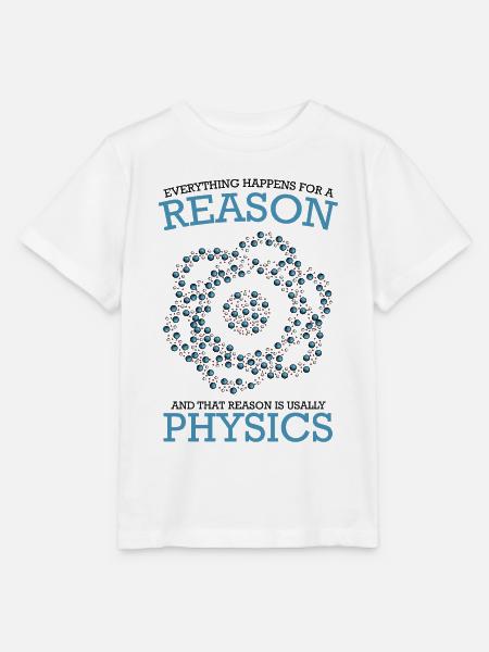 Reason Physics Spirale - Stanley/Stella Kinder T-Shirt MINI CREATOR - Weiß