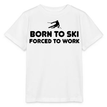 Né à ski T-Shirts - T-shirt bio MINI CREATOR Stanley/Stella Enfant - blanc - Devant - Maike (125cm)