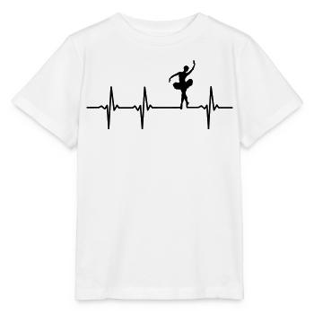 Impulsion de ballerine - T-shirt bio MINI CREATOR Stanley/Stella Enfant - blanc - Devant - Maike (125cm)