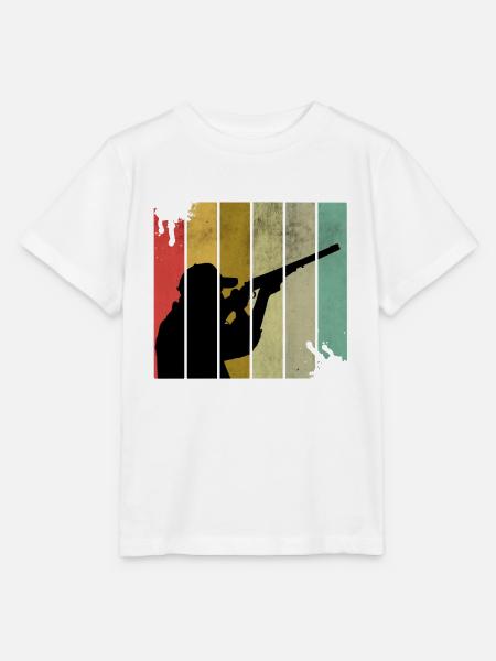 Jagen Jäger Retro - Stanley/Stella Kinder T-Shirt MINI CREATOR  - Weiß